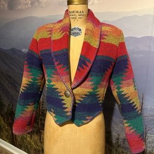 Vintage Southwestern Crop Jacket